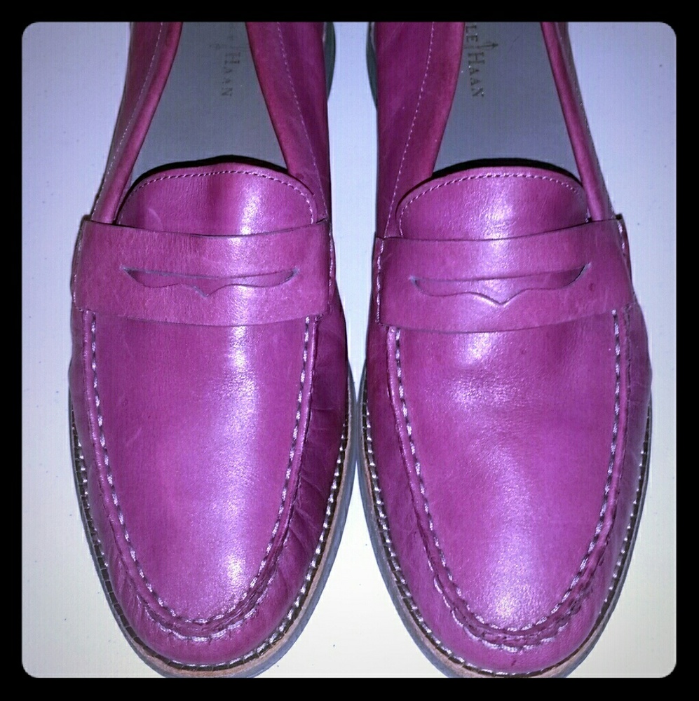 Cole Haan Women's Purple Loafers Size 10